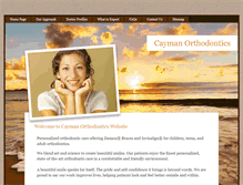 Tablet Screenshot of caymanorthodontics.com